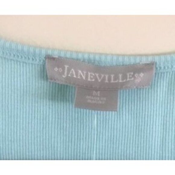 Janeville Embellished Tank in Mint Green - Size M NWT - Picture 5 of 7